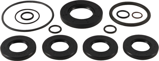 All Balls transmission seal kit Part #25-7110 showing rubber seals and components for improved transmission performance.