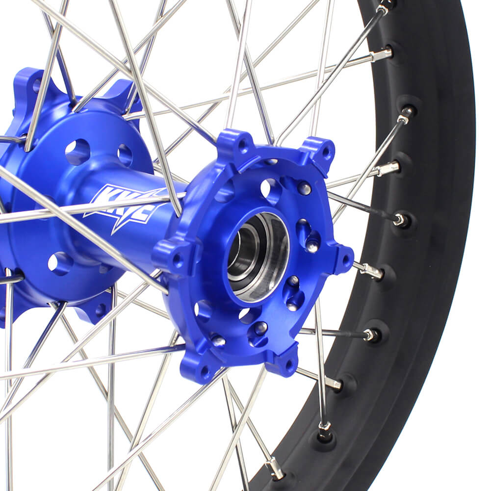 KKE 21 & 18 Enduro Wheels for Yamaha WR250X 2008-2011 Blue - Howling Moto