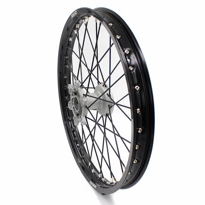 KKE 21 & 19 Casting MX Wheels for YAMAHA YZ250F 2001-2021 YZ450F 2003 Silver - Howling Moto