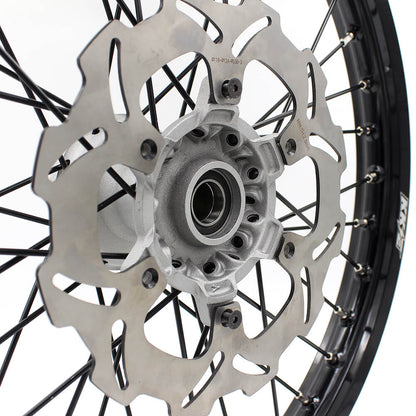 KKE 21 & 19 Casting MX Wheels for YAMAHA YZ250F 2001-2021 YZ450F 2003 Silver - Howling Moto
