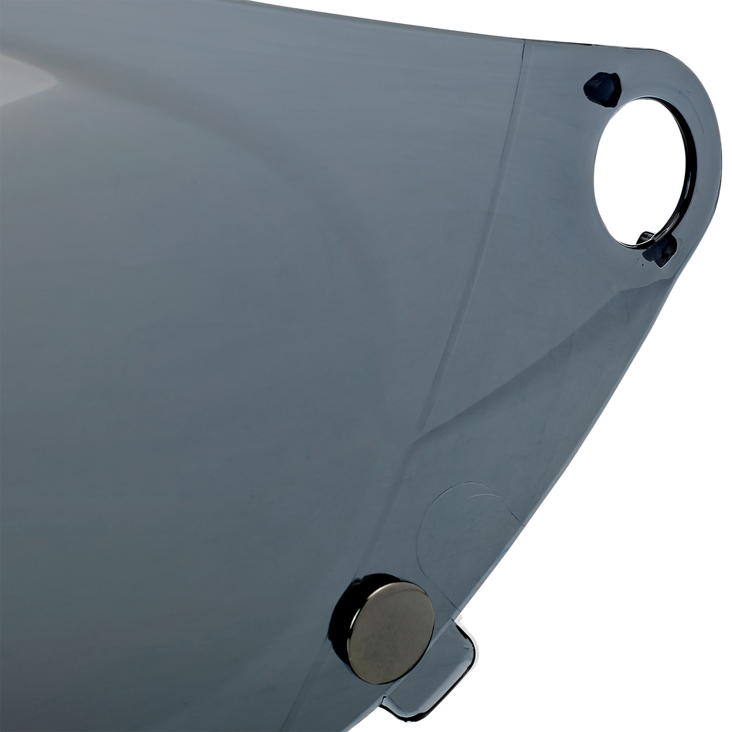 BILTWELL Gringo S Gen 2 helmet shield in smoke bubble design, compatible with BILTWELL helmets, for motorcycle riding.