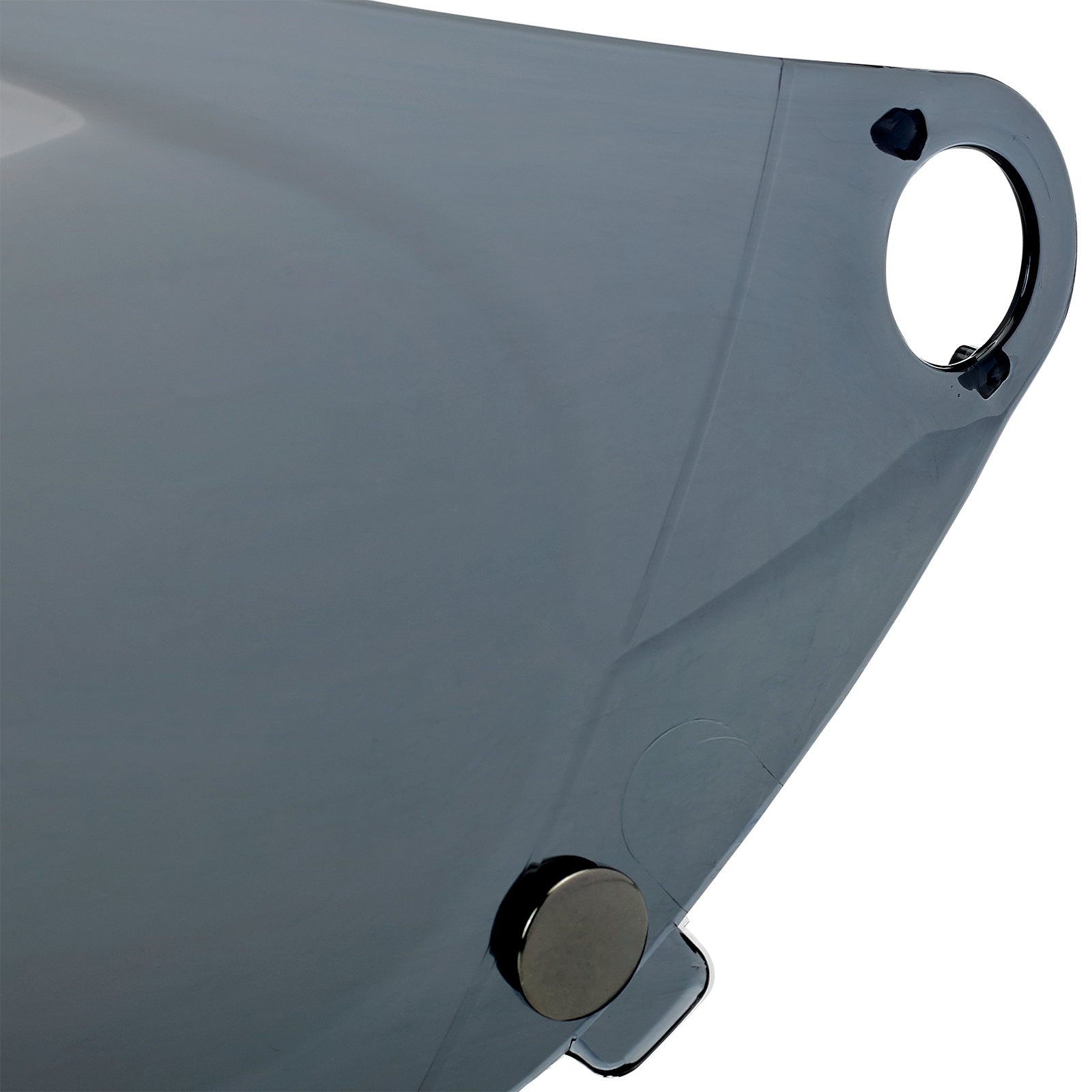 BILTWELL Gringo S Gen 2 helmet shield in smoke bubble design, compatible with BILTWELL helmets, for motorcycle riding.