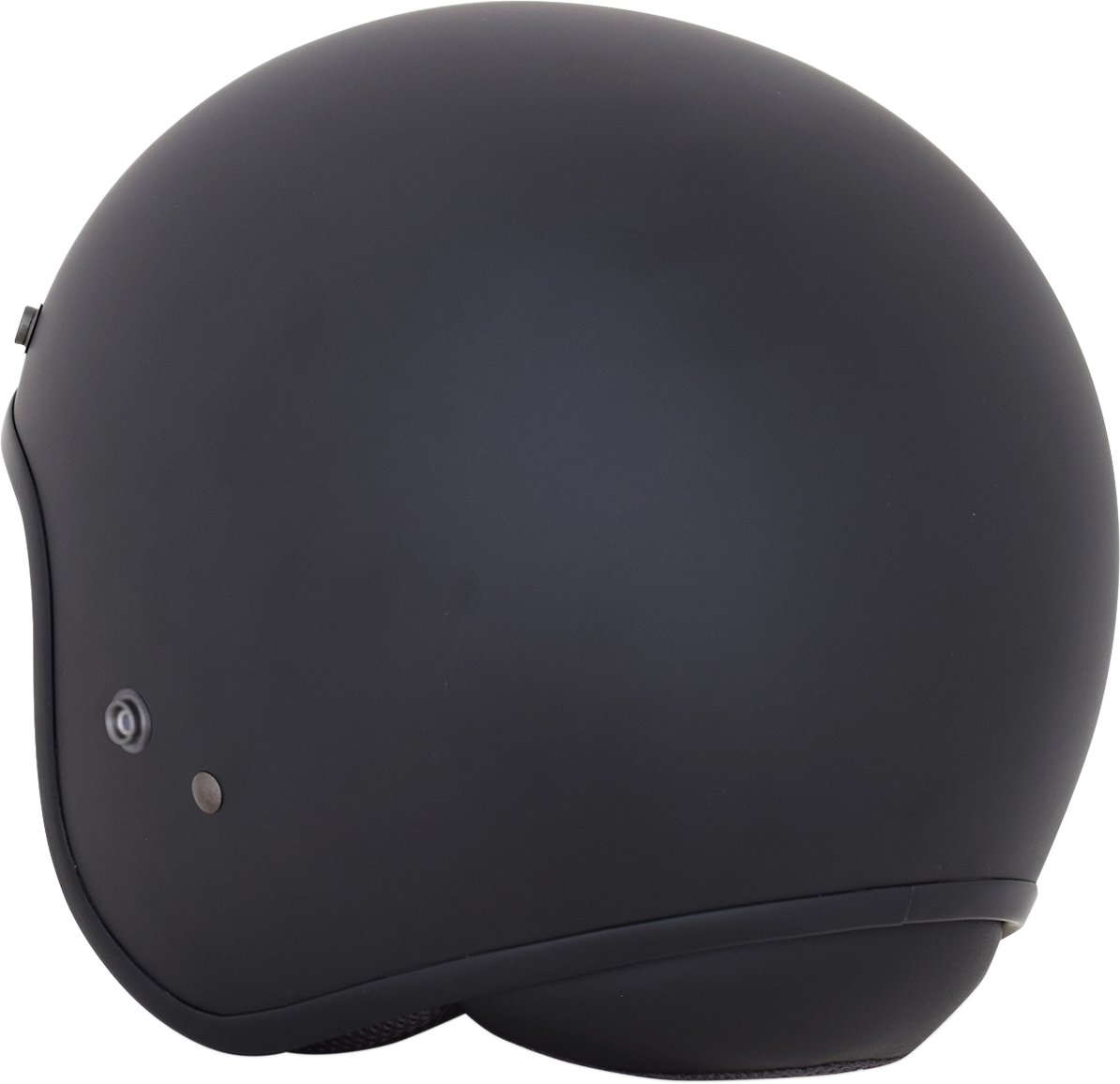 Bill's Exhausts AFX FX-142 matte black helmet in XS size with a sleek, aerodynamic design and clear visor.