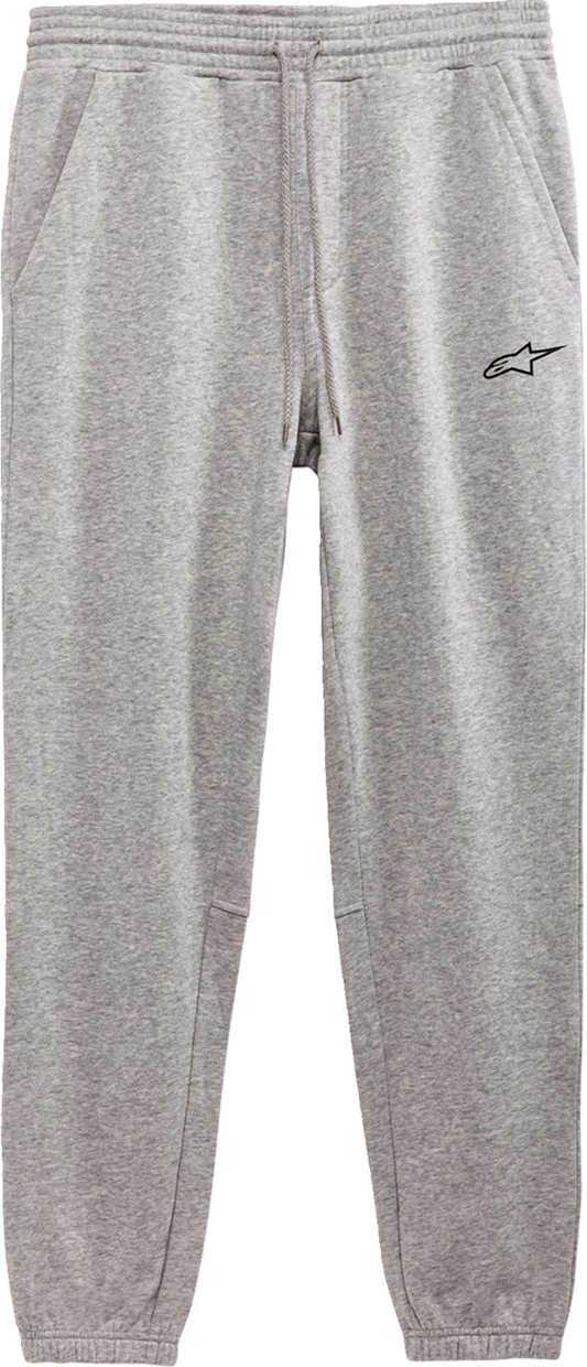 Gray Alpinestars Rendition pants, large size, featuring durable fabric and sleek design, ideal for motorcycle riding comfort.