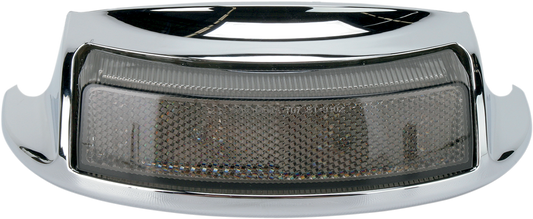 Rear fender tip light by DRAG SPECIALTIES with clear lens and mounting hardware, designed for motorcycle fenders.