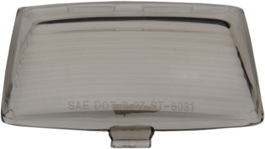 Smoke lens for front fender tip lights by Drag Specialties F51-0643LM, designed for motorcycle front lighting accents.