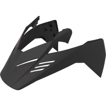 Green ICON Elsinore Peak Magnacross helmet part in XS-S size, featuring detailed design and ventilation openings.