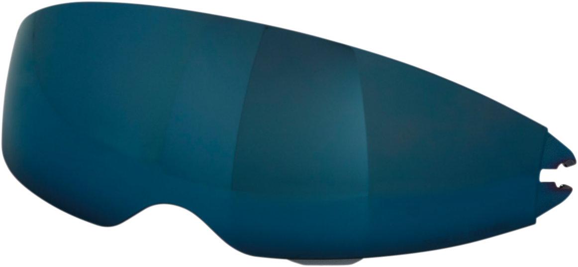 Z1R Jackal Sun Visor RST Blue motorcycle helmet accessory, showing the blue sun visor attachment on the helmet.