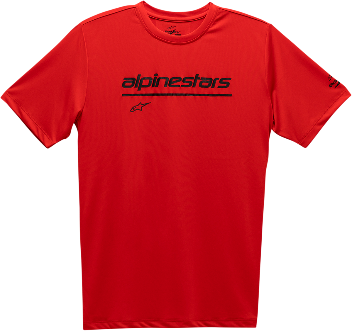Red Bill's Exhausts ALPINESTARS Tech Line Up Performance T-Shirt in XL, featuring the brand logo and sporty design.