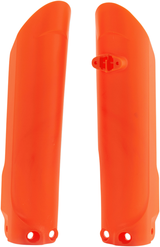 ACERBIS Lower Fork Covers for Inverted Forks - Orange 2686005226 - Howling Moto
