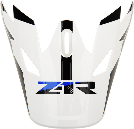 Blue Z1R Rise Visor Kit for Z1R Rise helmets, featuring clear, durable visor with secure attachment and vibrant blue color.