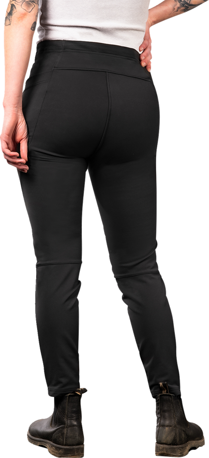 ICON Women's Tuscadero2™ Stretch Pants in black, small size, showing the fitted style and fabric texture of these sleek pants.