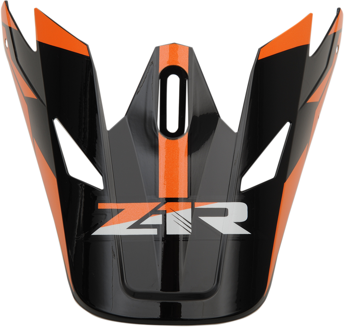 Z1R Rise Visor Kit in orange for Z1R helmets, includes clear visor and mounting hardware, designed for Z1R Rise motorcycle helmets.