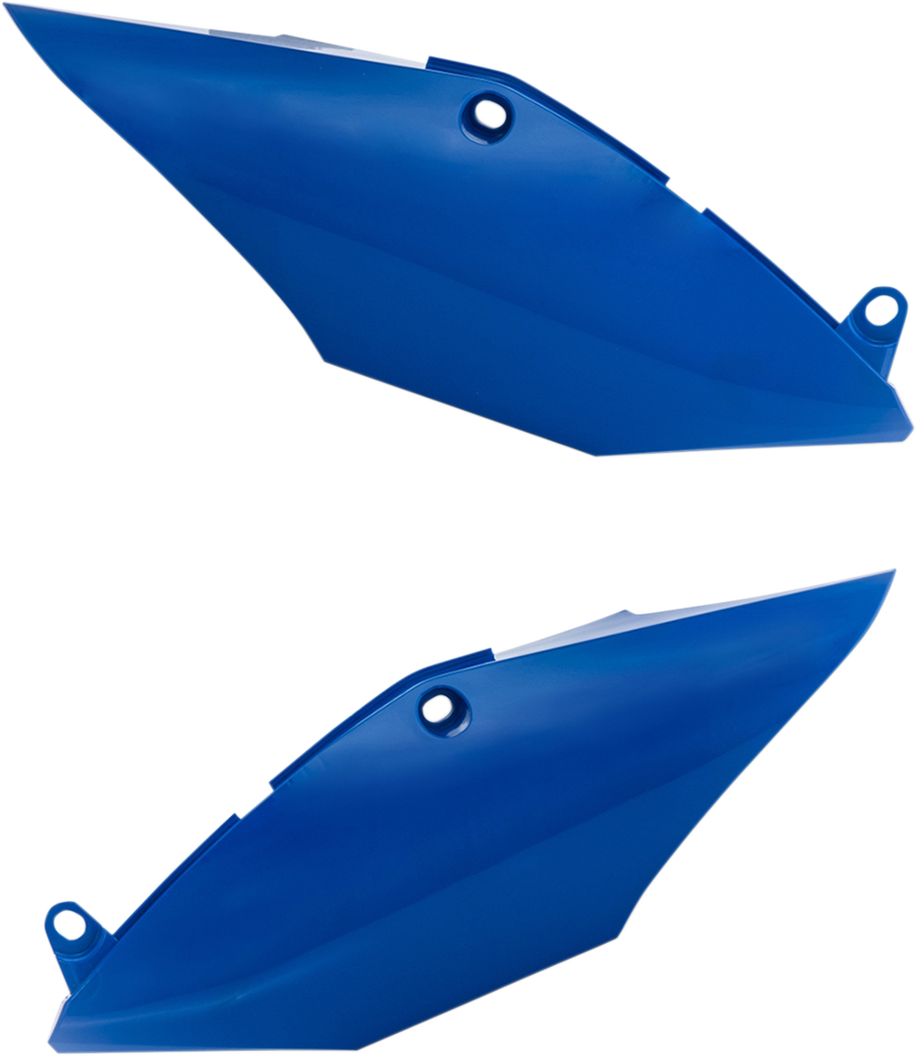 Blue Acerbis side panel for motorcycle body, featuring product code 2630670003, with a sleek, aerodynamic design.