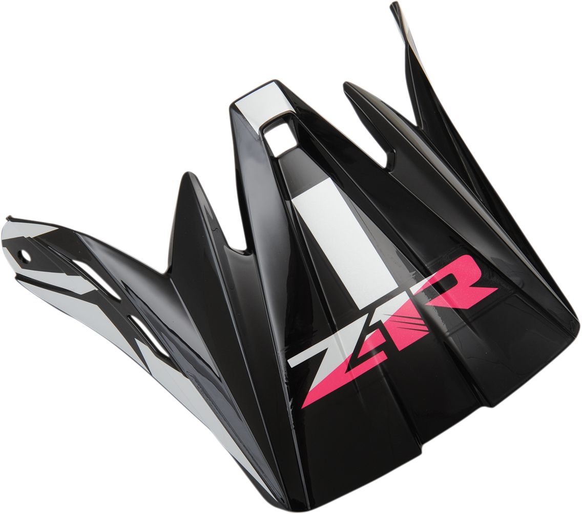 Pink Z1R Child Rise Visor Kit with clear visor and adjustable components, designed for Z1R helmets.