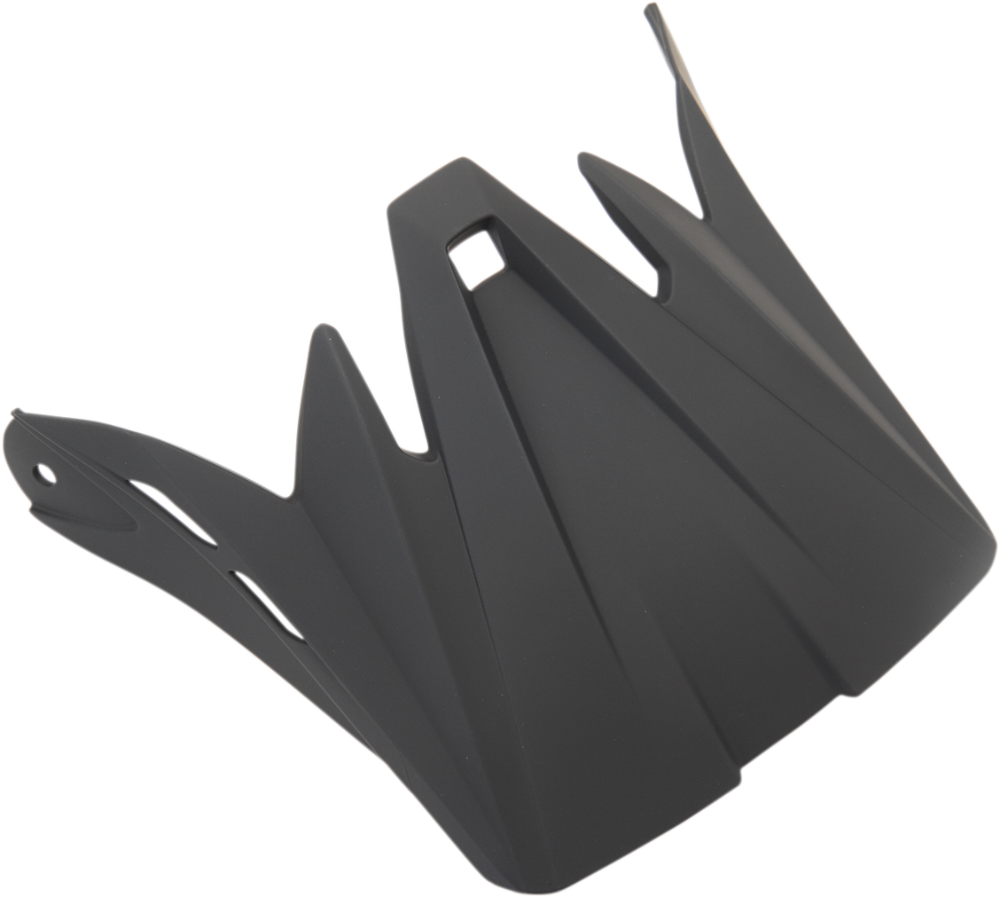 Z1R Child Rise Visor Kit in flat black, motorcycle helmet accessory, includes visor components and mounting hardware.