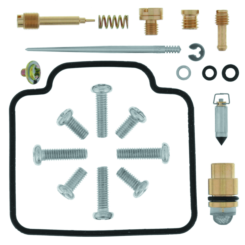 QuadBoss carburetor kit for 1999 Yamaha YFM400 Kodiak 4x4, includes replacement parts for engine performance.