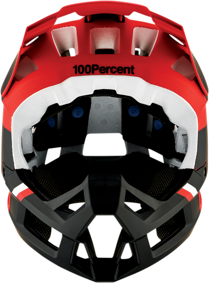 100% Trajecta Helmet - Fidlock - Cargo - Fluo Red - Large 80003-00011 - Howling Moto