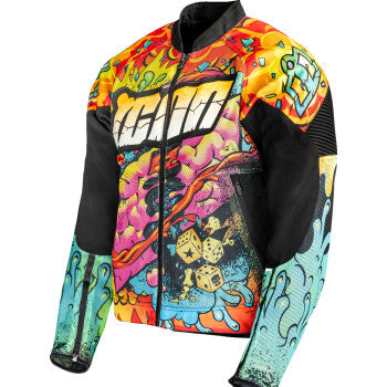 Bill's Exhausts ICON Overlord3™ Scatterbrain Mesh Jacket in black, 3XL, lightweight with mesh design and modern style.