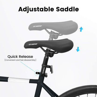 Hycline Ecarpat Druk 700×28C bicycle tire with black rubber tread and sidewalls, suitable for road cycling and durability.