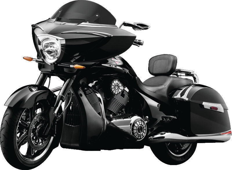 Kuryakyn, Kuryakyn Scythe Chrome Mirrors with Optical Glass and Streamlined Design for Motorcycles - Part Number 1449