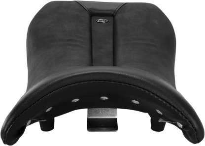 Black SADDLEMEN Gel Channel Sport Seat for BMW S1000RR, designed for enhanced comfort and sporty riding performance.