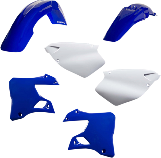 Acerbis standard replacement body kit for motorcycles, OEM 2041290242, shown in black with various body panel components.