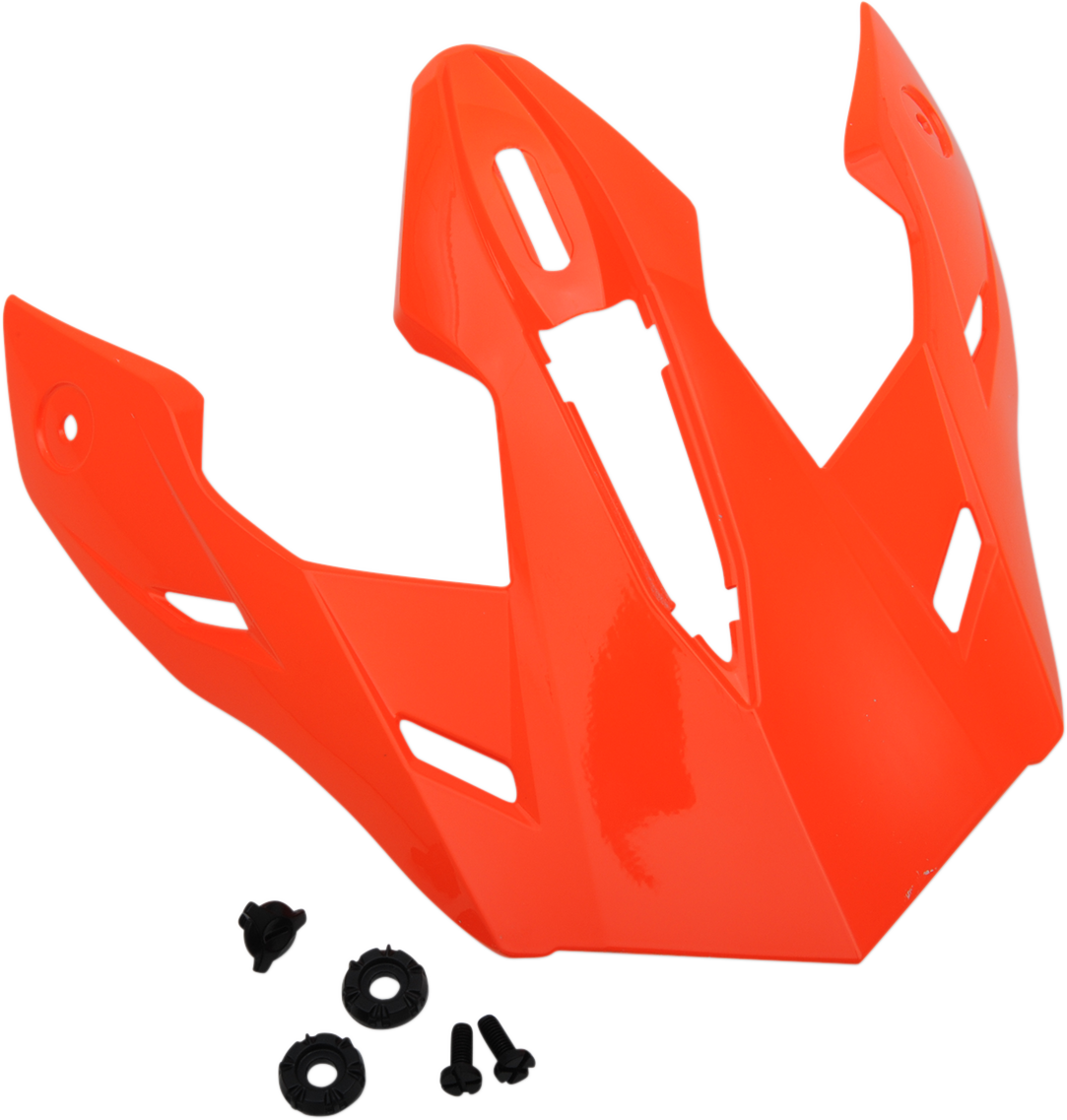 Orange Z1R Range Visor Kit part #0133-1119 with clear visor and mounting hardware, designed for Z1R motorcycle helmets.