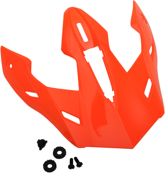 Orange Z1R Range Visor Kit part #0133-1119 with clear visor and mounting hardware, designed for Z1R motorcycle helmets.