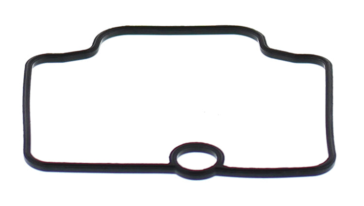 All Balls float bowl gasket for motorcycle carburetors, part number 46-5016, showing the rubber gasket in close-up.
