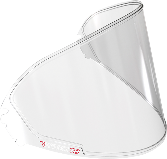 Clear ICON Pinlock® Insert Lens for Proshield helmets, fits Airframe, Alliance, and Alliance GT models, made by Bill's Exhausts.