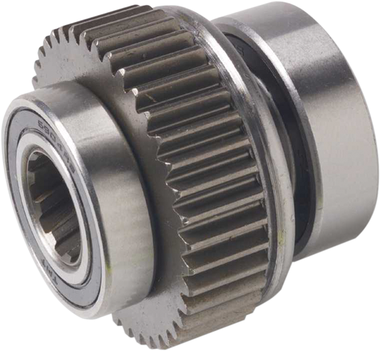DRAG SPECIALTIES motorcycle starter drive clutch MC-DRAG064 showing the metal clutch component with gear teeth and mounting details