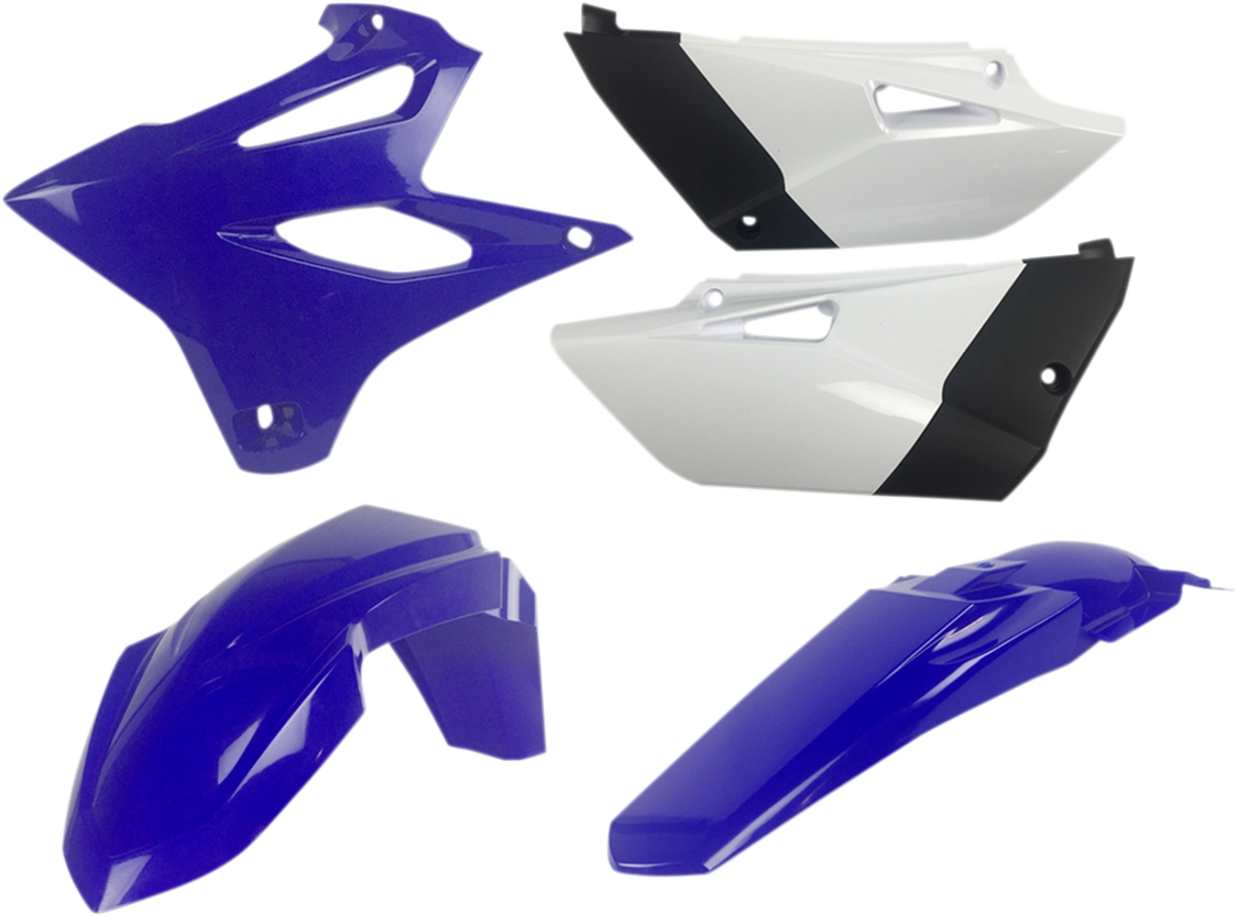Acerbis OEM 2015 2403014891 standard replacement body kit for motorcycle, shown in black with various body panels and parts.