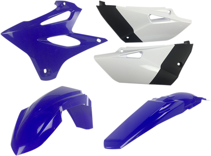 Acerbis OEM 2015 2403014891 standard replacement body kit for motorcycle, shown in black with various body panels and parts.
