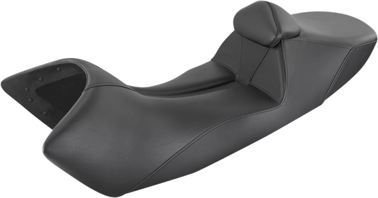 Bill's Exhausts SADDLEMEN Adventure Track Seat for KTM with low profile design and backrest, motorcycle seat for off-road riding.