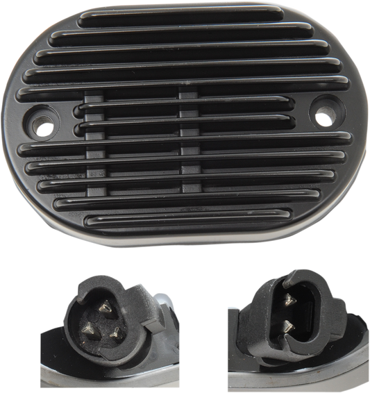 DRAG SPECIALTIES voltage regulator for 2008-2010 FX and FLST motorcycle models, shown in the image.