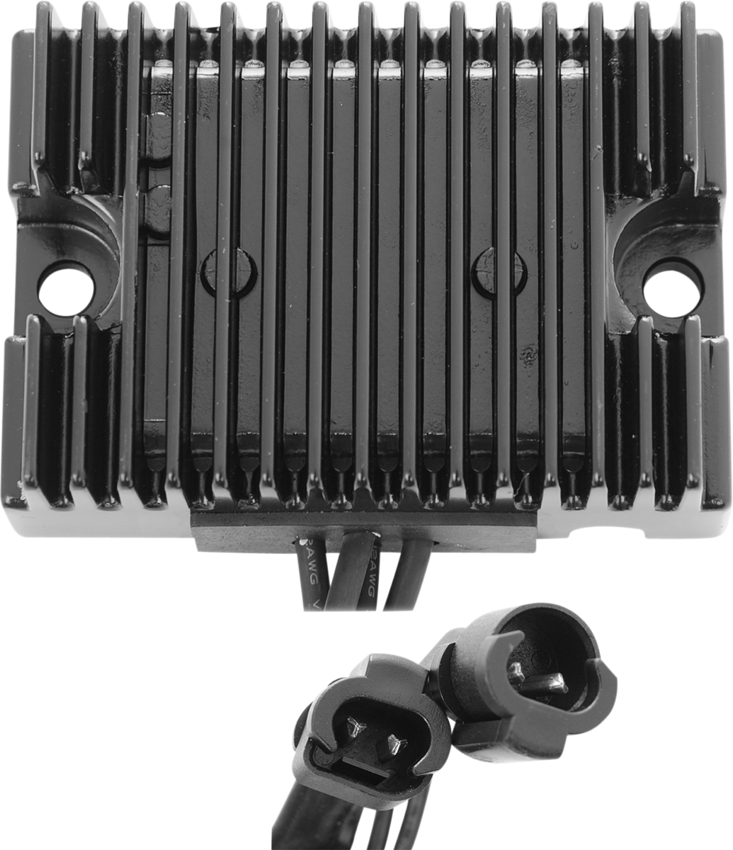 DRAG SPECIALTIES XL 2007-2008 voltage regulator part number 74546-07, with metallic and electrical components visible