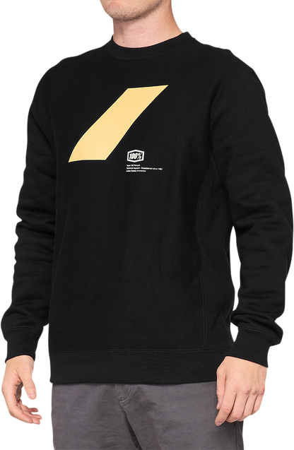 100% Rend Long-Sleeve Fleece - Black - Small 36041-001-10 - Howling Moto