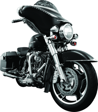 Kuryakyn, Kuryakyn Front Fender Side Trim Chrome for Harley Davidson FLHX and FLTR Models Part #7786