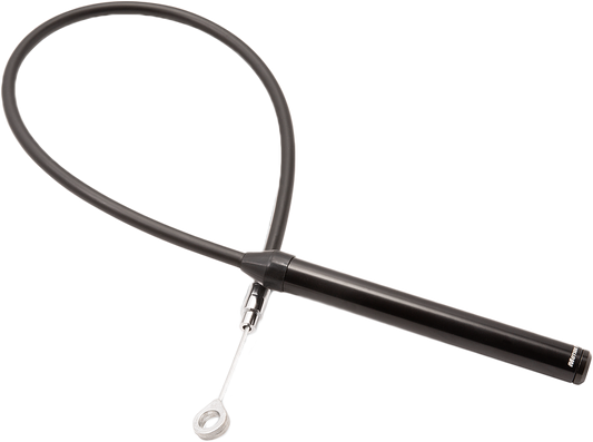 Motion Pro top half clutch cable for Harley-Davidson Softail and Touring motorcycles, shown in close-up detail.