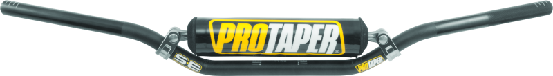 ProTaper SE RM low handlebar in jet black, designed for motocross and dirt bikes, featuring a lightweight and durable aluminum build.