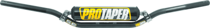 ProTaper SE RM low handlebar in jet black, designed for motocross and dirt bikes, featuring a lightweight and durable aluminum build.