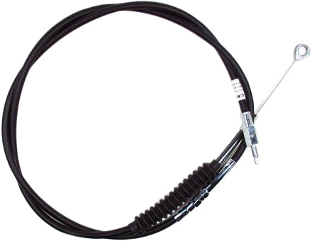 Black vinyl clutch LW cable for motorcycle, Motion Pro 06-0382, designed for precise control and durability.
