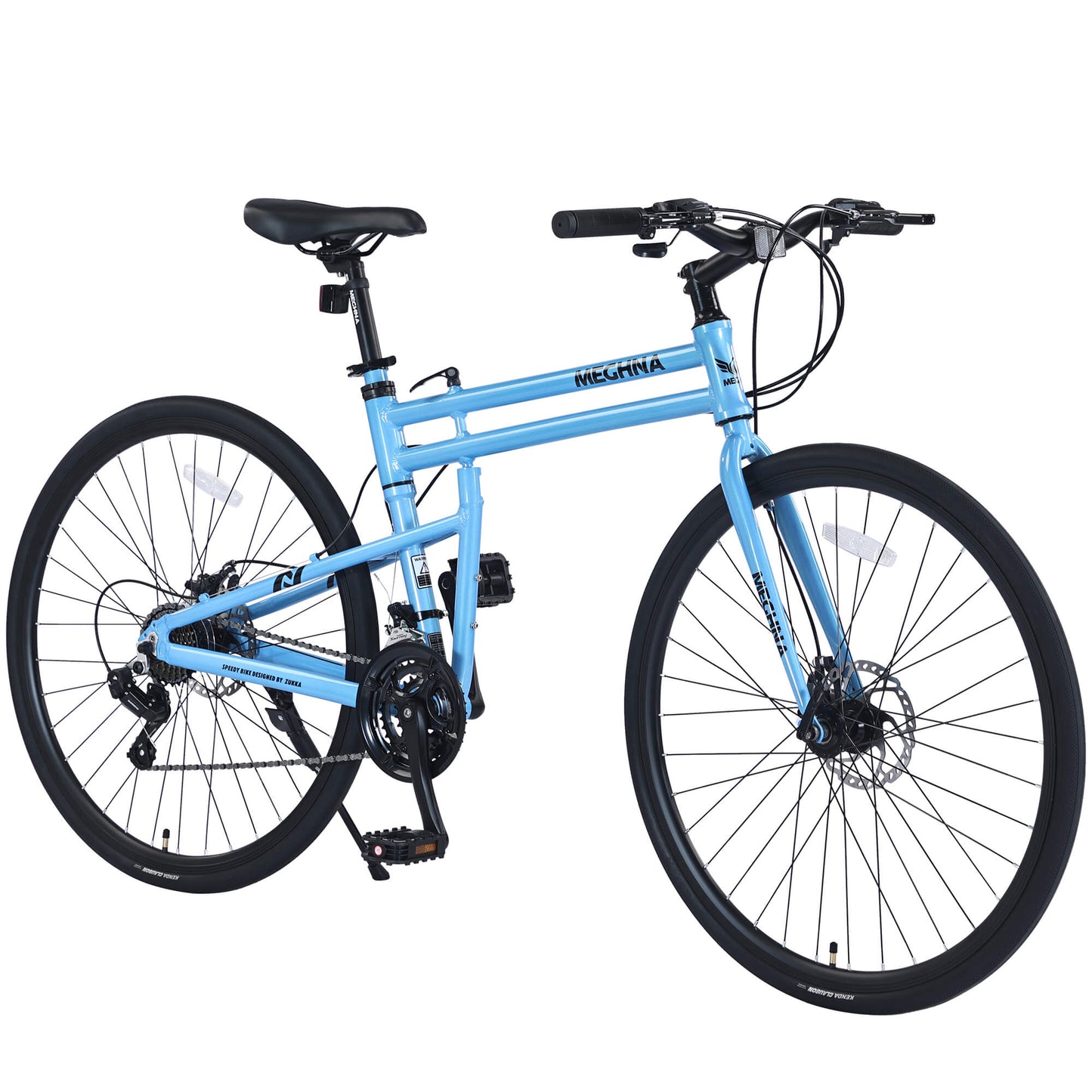 Hycline Meghna Fevo 700×32C bicycle tire with black tread and sidewalls, suitable for road cycling.