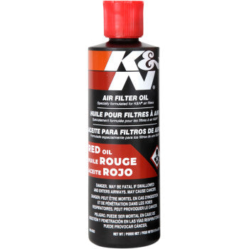 K & N Air Filter Oil - 8 U.S. fl oz.