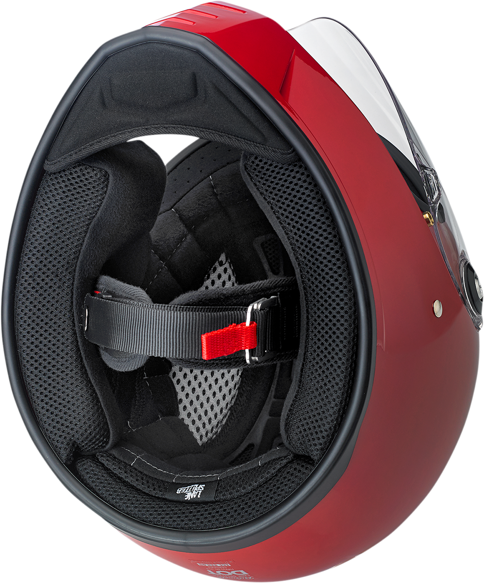 BILTWELL Lane Splitter Helmet - Gloss Blood Red - Large 1004-837-104 - Howling Moto