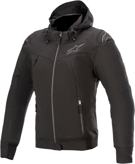 Black Alpinstars Stella Sektor v2 Tech Hoodie in XL, featuring a modern design and comfortable fit.