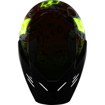 Bill's Exhausts ICON Elsinore™ Helmet Doodle 3 in white, 2XL size, featuring a sleek helmet design with bold graphics.