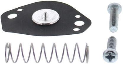 QuadBoss air cut-off valve kit for Suzuki LT-Z250 and GZ250 motorcycles, includes parts for easy installation and improved airflow.
