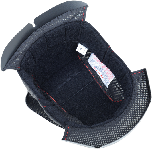 Z1R Z1R CC Beanie Liner 2XL replacement part, close-up of the soft, black beanie liner for motorcycle helmet comfort.
